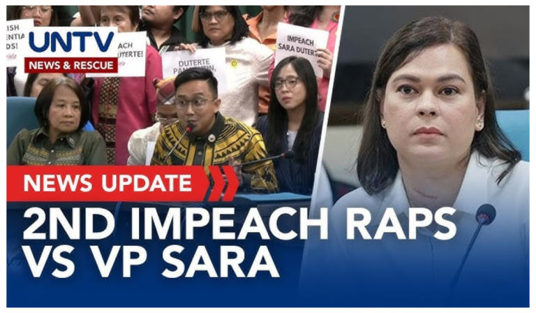 VP Sara Duterte faces 2nd impeachment complaint in Philippines